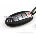 embossed customized silicone car key cover
